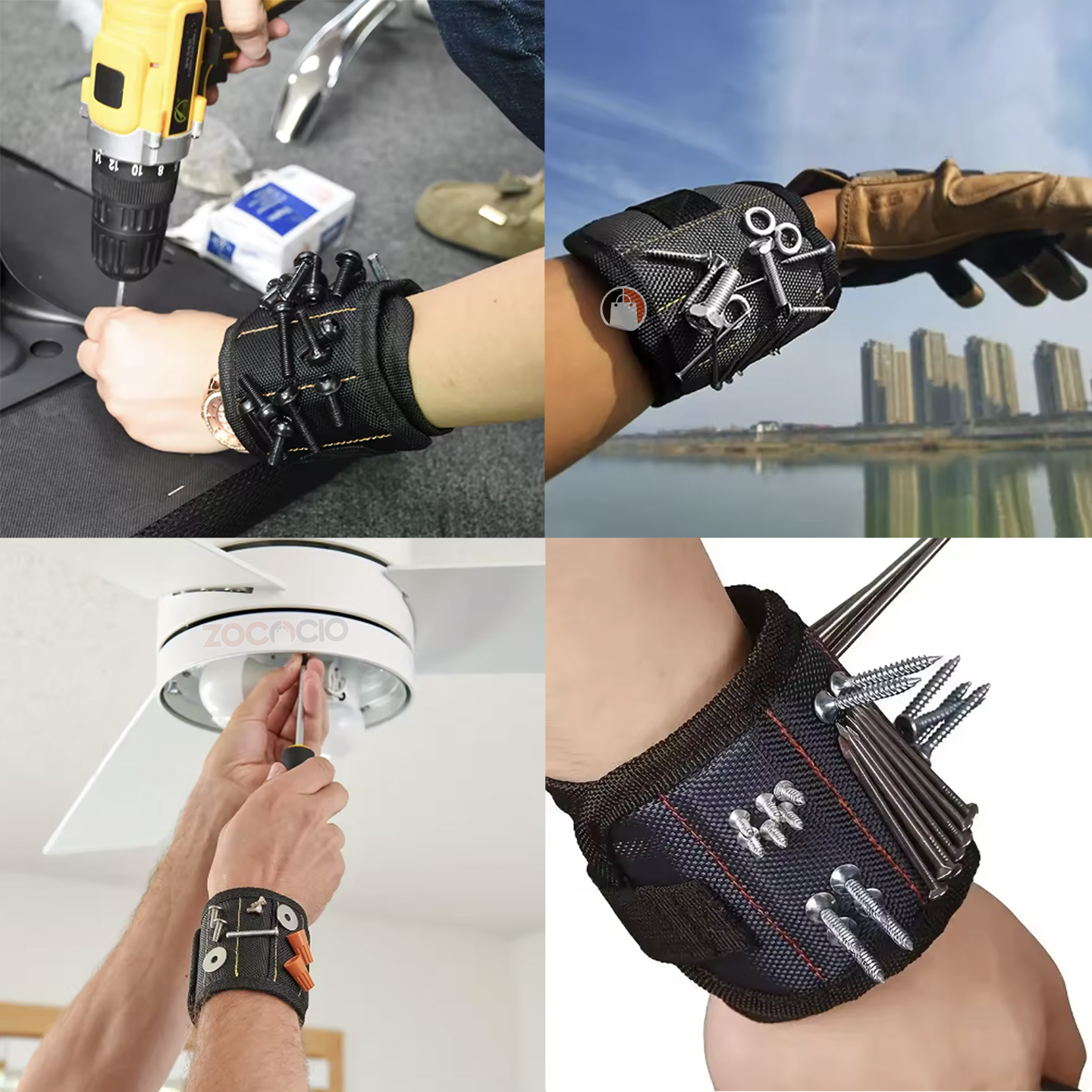 Miniatura 4 de Pulsera Magnética Para Sujetar Herramien